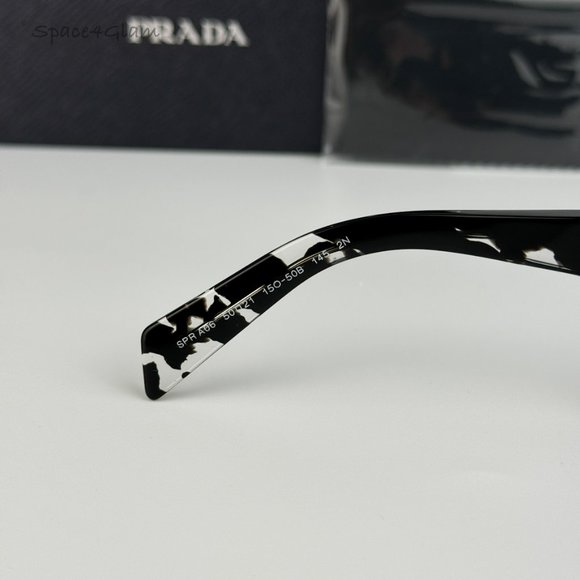 NEW Prada PRA06S 15O50B Tortoise Black Violet Mirror Square Unisex Sunglasses - Picture 11 of 11